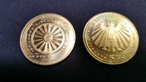 Gedenkmünze 150 jahre - dm,