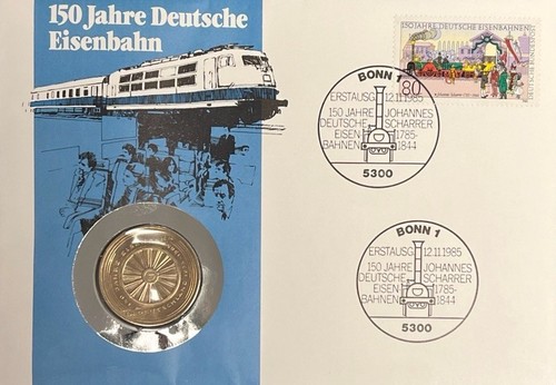 Numisbrief 150 jahre deutsche - jahre,
