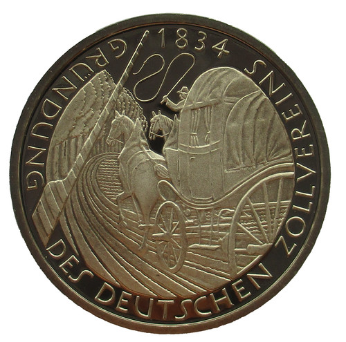 Brd gedenkmünze dm 1984 d - brd,